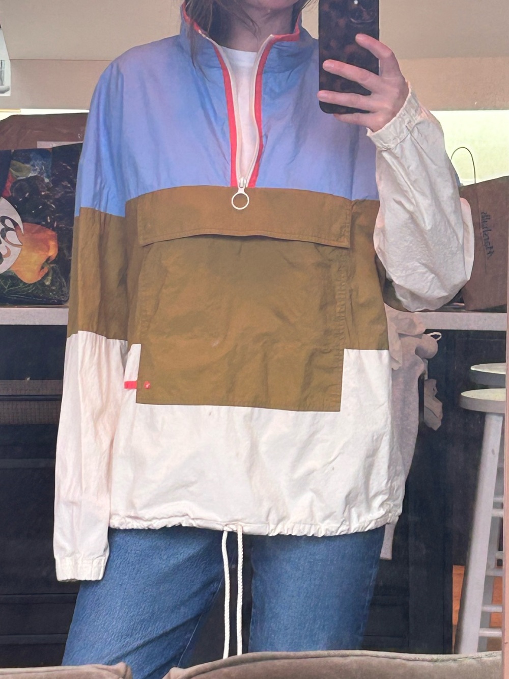Scotch & Soda Colorblock Poplin Anorak - Picture 10 of 11